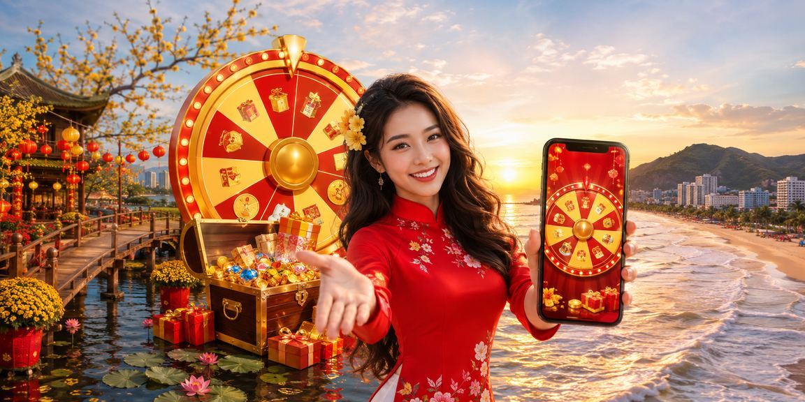 Người dùng tại Vũng Tàu kiểm tra giao dịch thanh toán sau khi tham gia trò chơi trực tuyến h24 tại bãi biển